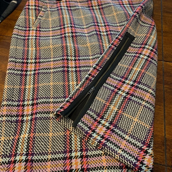 Halogen Tweed Multicolor Plaid Pencil Skirt, Size 20 - Picture 5 of 6